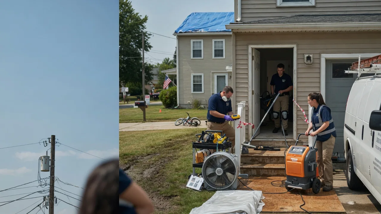 Water Damage Repair in Keisterville, PA near me
